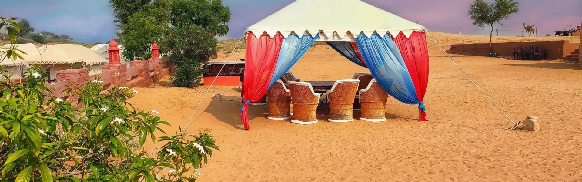 Tent house at Jaisalmer desert