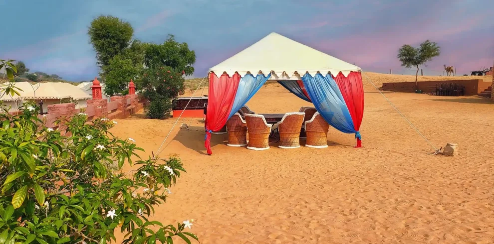 Tent house at Jaisalmer desert