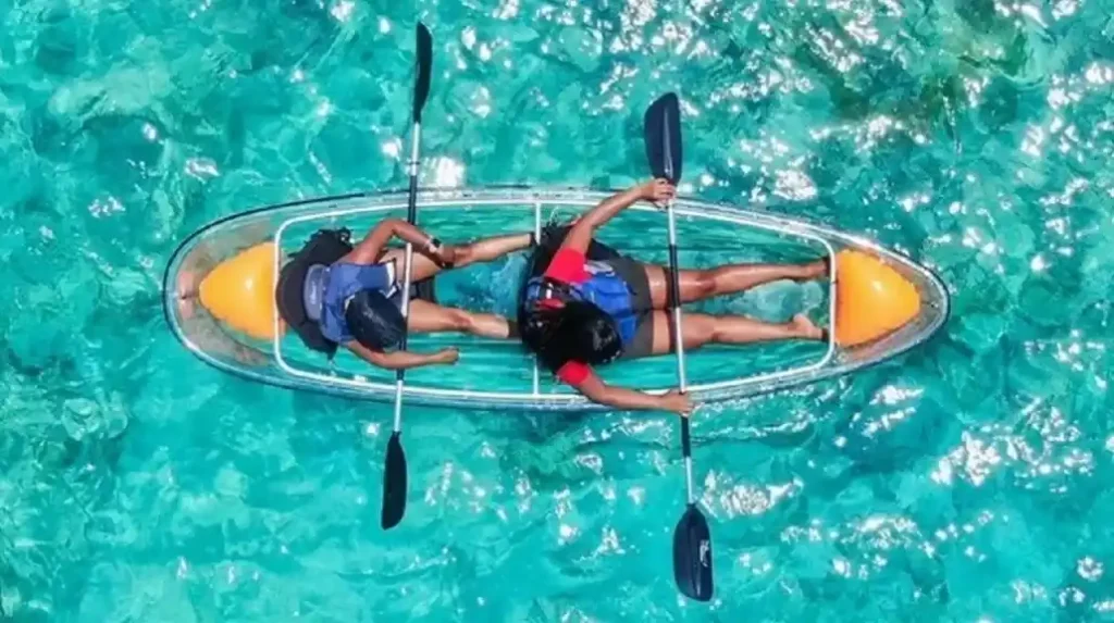 Glass Kayaking Maldives