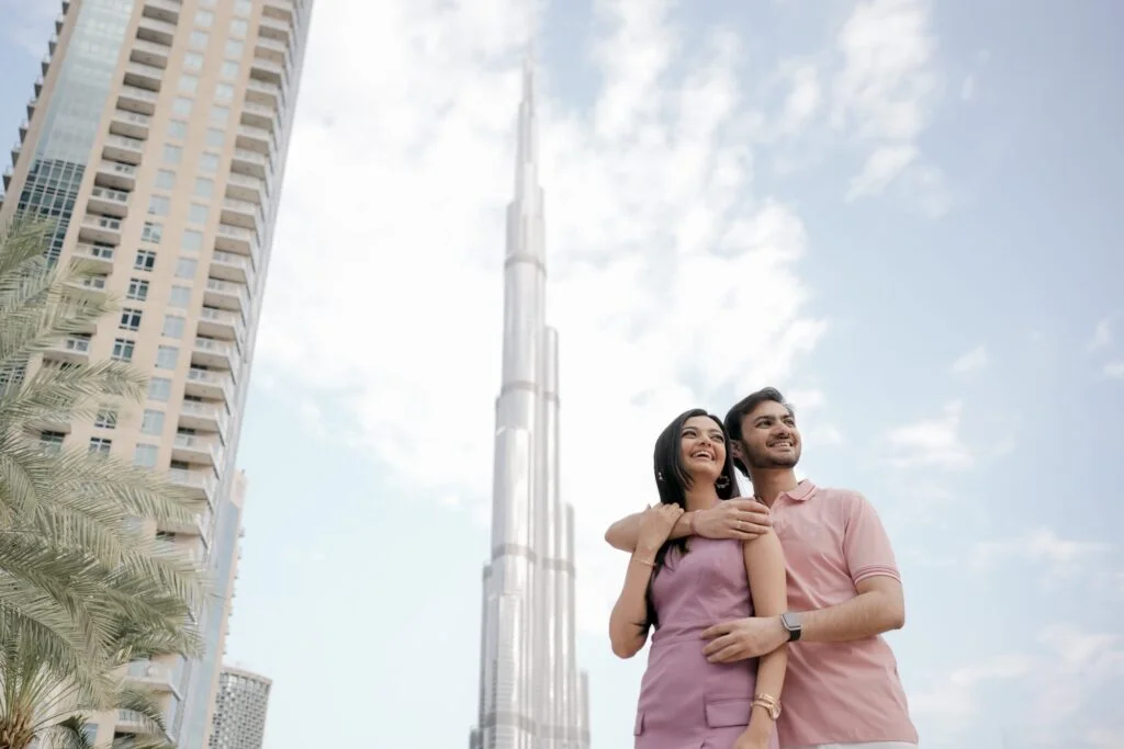 Couple Photoshoot near Burj Khalifa