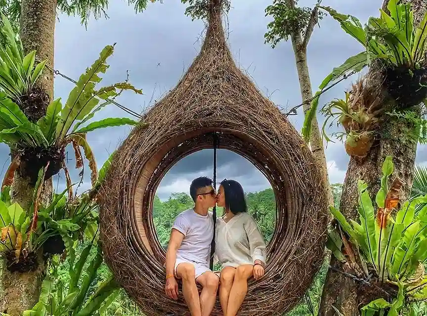 Bali couple photoshoot in Nest