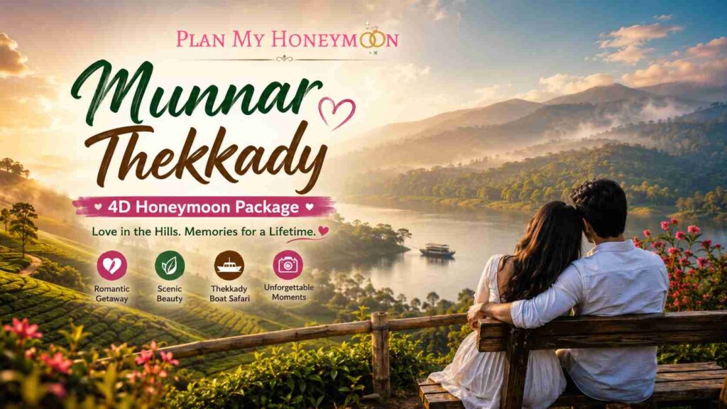 4 Days Munnar & Thekkady Honeymoon Package